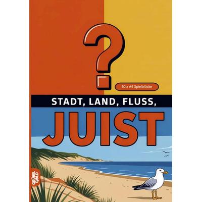 Stadt, Land, Fluss, Juist, Taschenbuch von Grübelgold Rätselhefte, Grübelgold, 978-3-693-19297-9
