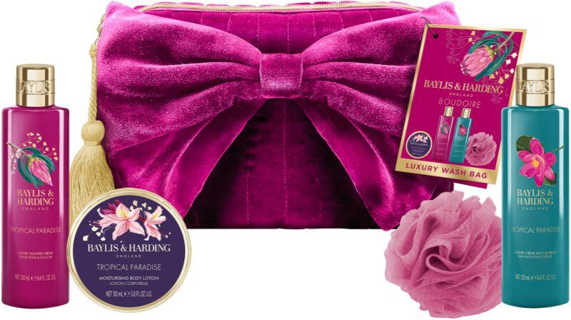 Baylis & Harding Boudoire Tropical Paradise coffret cadeau trousse de toilette
