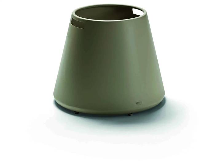 Pflanzengefäss Greige / 45 x 35 cm Stern / Farbe: Beige Grau