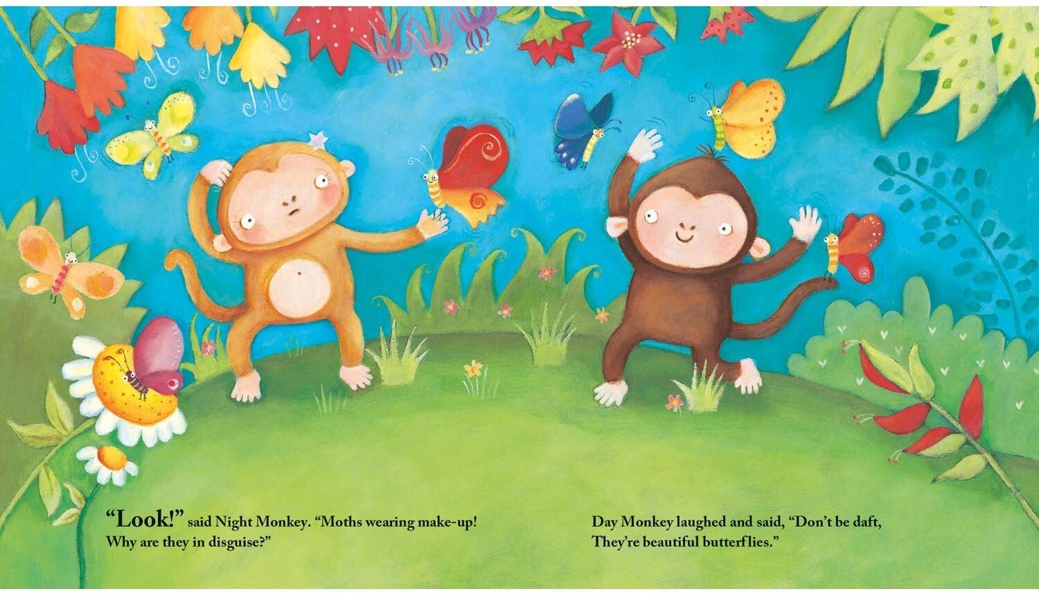 Egmont Night Monkey, Day Monkey – Children’s Picture Book by Julia Donaldson   Funny Rhyming Story About Friendship & Opposites