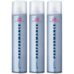 1500ml Wella Professionals Performance Haarspray mit Treibgas Aerosoldose Set (3 x 500ml)