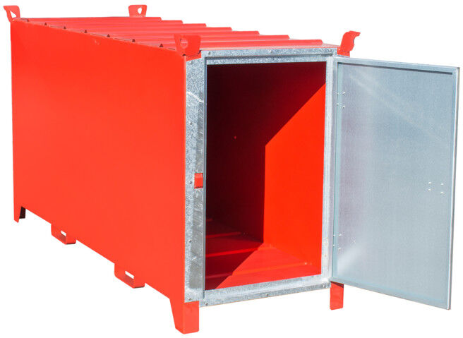 Bauer Südlohn Boîte pour tubes fluorescents SL 200, laquée, rouge feu (4422-02-0000-3000)