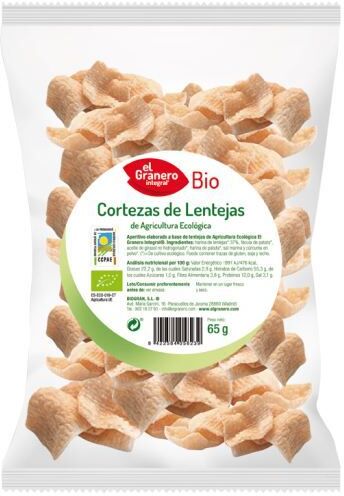 El Granero Integral Lentils Bio rinds, 65 Gr 65 gr