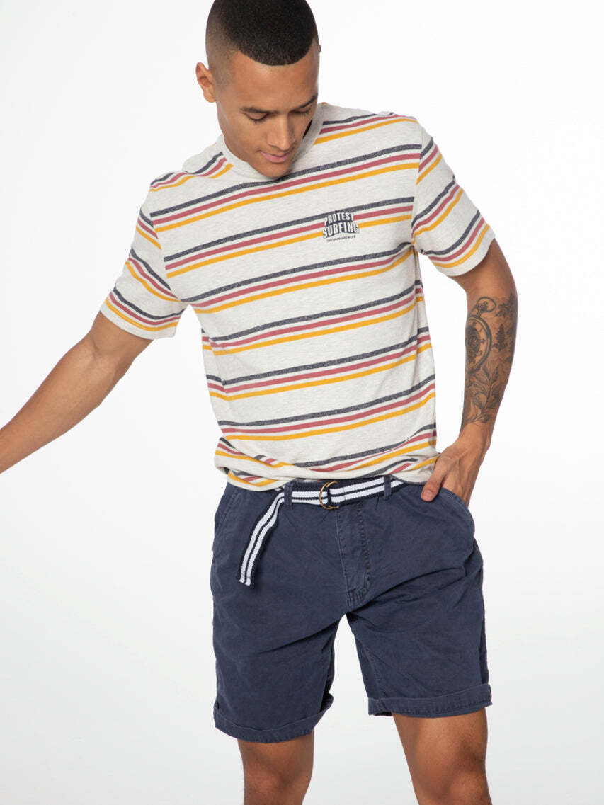 Shorts PROTEST "SHORTS FAN", Herren, Gr. XS, EURO, blau (ground blau), Obermaterial: 100% Baumwolle CO., Hosen Shorts ground blau XS, EURO