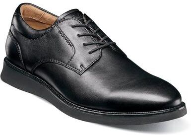 Florsheim Launch Plain Toe Oxford Shoes - Mens 8 Black Oxford Medium