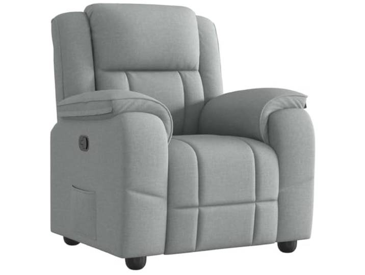 vidaXL Relaxsessel Hellgrau Stoff