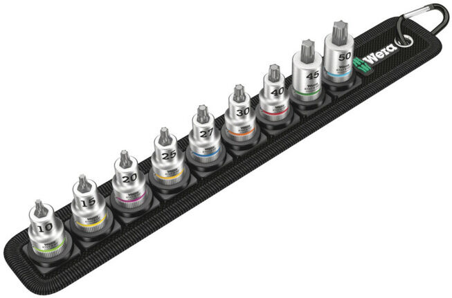 Wera Belt B 3 TX HF Zyklop Jeu de douille-embouts TX 3/8