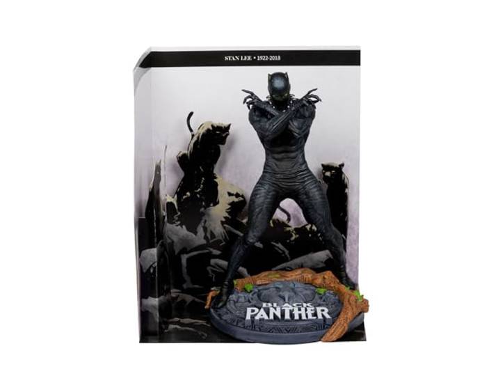 McFarlane Toys Marvel Black Panther 1:10th Scale Collectible met scène (Marvel Knights #4)