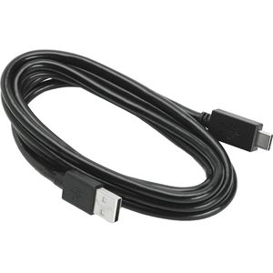 Zebra Ladekabel CBL-TC5X-USBC2A-01, schwarz, 1m, USB-A auf USB-C, 15W Schnellladekabel