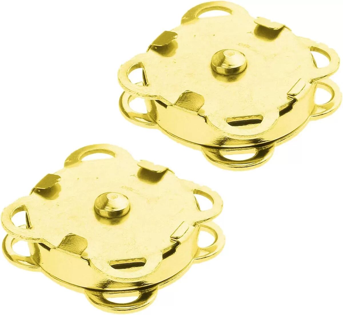 INF 18mm Magnetverschlüsse zum Aufnähen, 10er-Pack Gold