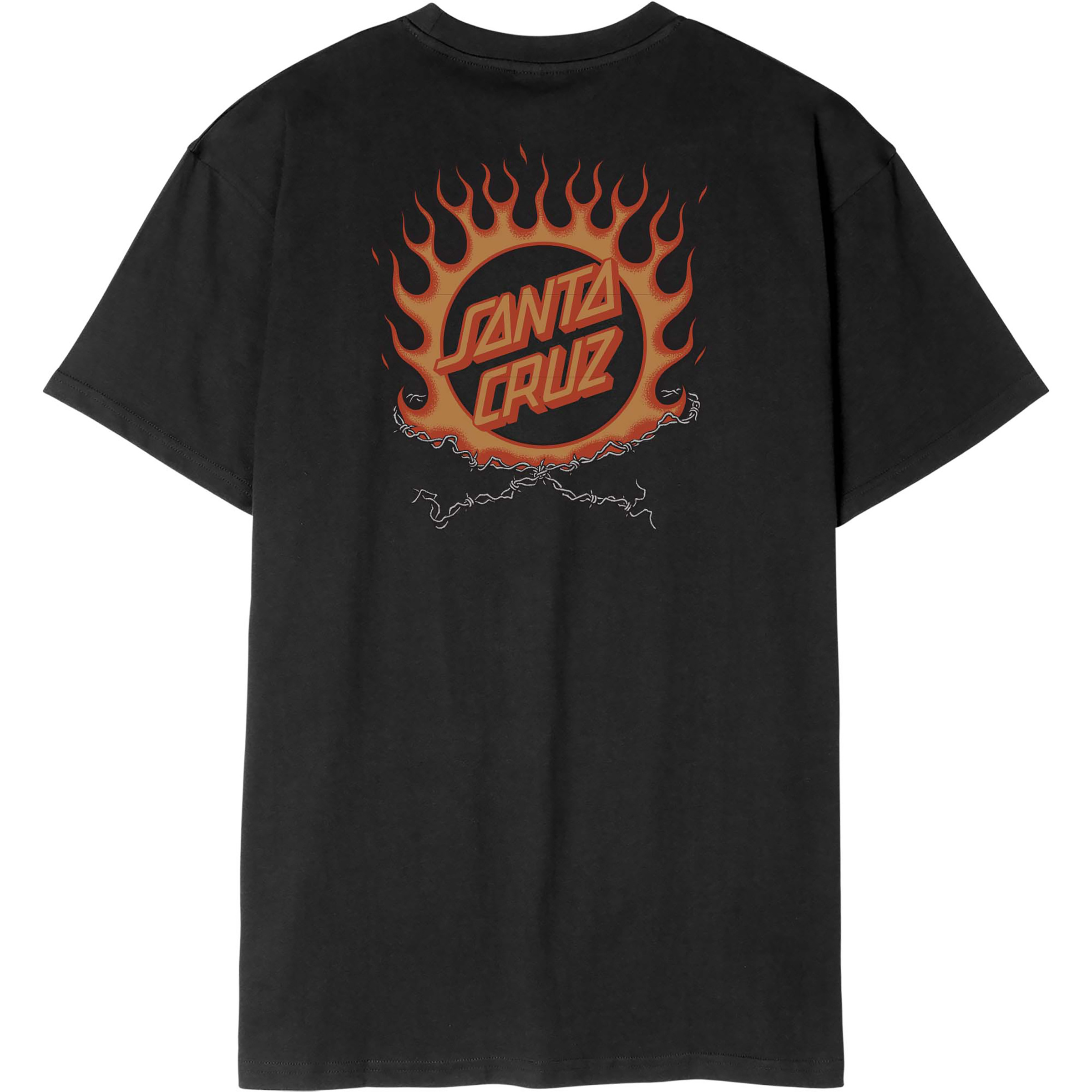 Santa Cruz Forging Dot Herren T-Shirts schwarz Größe L Hautfreundlich