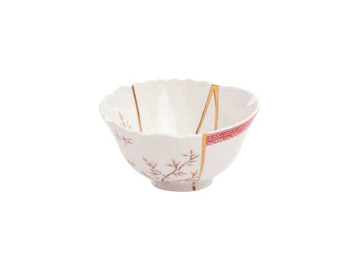 Seletti - Bol Kintsugi - Blanc - Or - Designer Marcantonio
