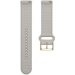 Polar Armband (20 mm, Silikon), Uhrenarmband, Grau
