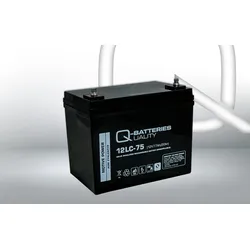 Q-Batteries AGM Versorgungsbatterie 77Ah 12V Deep Cycle – wartungsfrei, lageunabhängig
