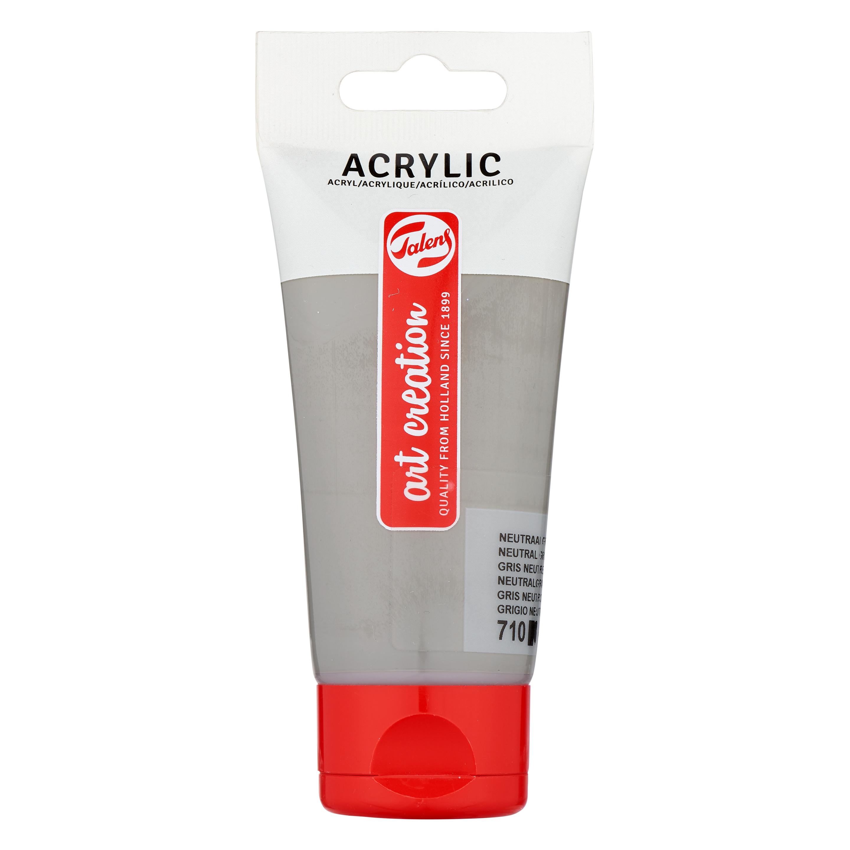 Royal Talens Acrylfarbe ArtCreation, neutralgrau, 75 ml (75 ml) (3511710M)
