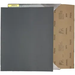 Schleifpapier Nass Trocken Wasserfest K 600 Körnung 230x280mm Schwarz 1 Stück