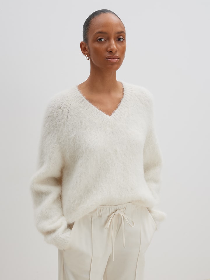 Someday Pullover in Weiß - 42