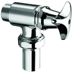 Schell WC-Spülventil SchellOMAT mit Dreisterngriff 3/4" chrom 027030699