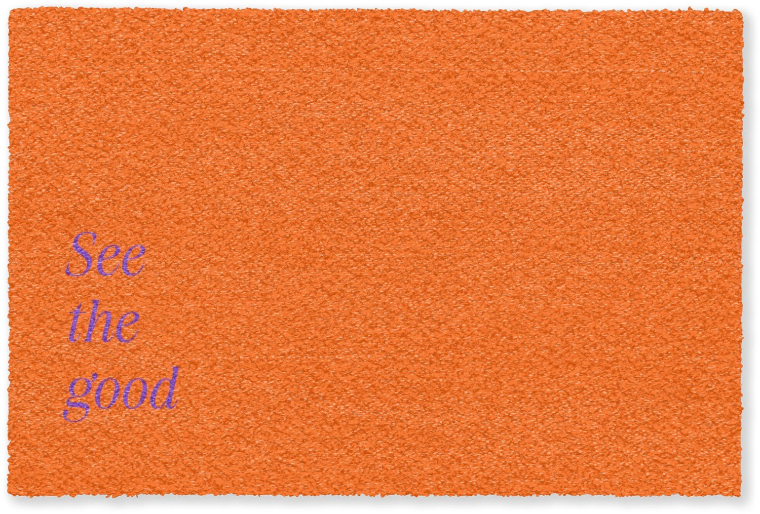 MuchoWow Deurmat See te good - Paars en Oranje - B/D: 120 x 80 cm