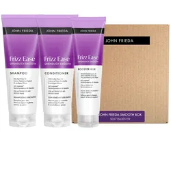 650ml JOHN FRIEDA Frizz Ease Smooth Box (Shampoo 250ml + Conditioner 250ml + Kur 150ml)
