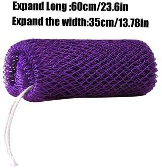 Discount Dollar Deals African Net Sponges, Authentic Exfoliating Bath Sponge Scrub, Deep Cleaning For Body, Arm, Foot, And Neck Skin purple