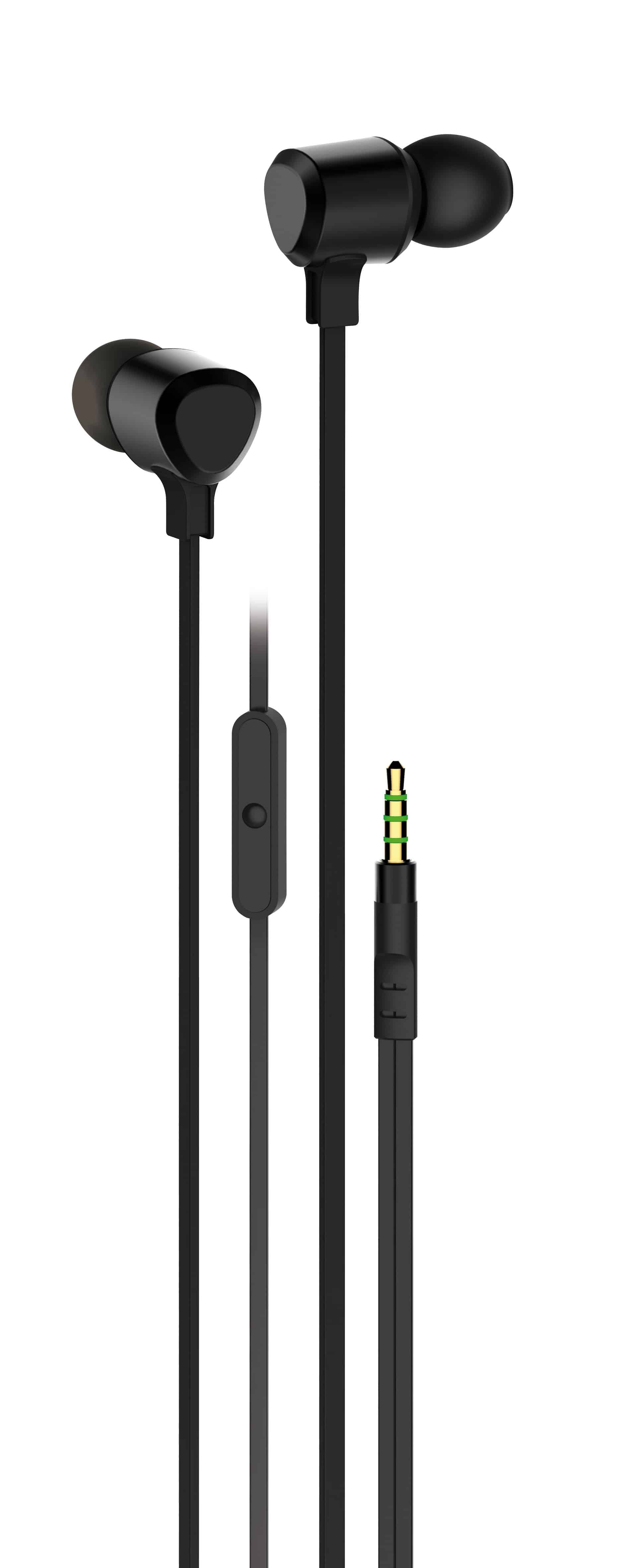 Vivanco 61738 In-Ear Kopfhörer kabelgebunden (Schwarz)