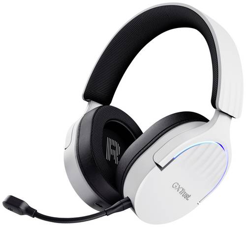 Trust GXT491 FAYZO Over Ear Headset Bluetooth Virtual Surround Weiß Surround-Sound, Mikrofon-Stummschaltung, Lautstärkeregelung