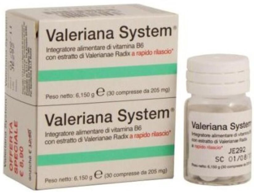 FIDIA HEALTHCARE Srl Valeriana System, 30 + 30 Compresse