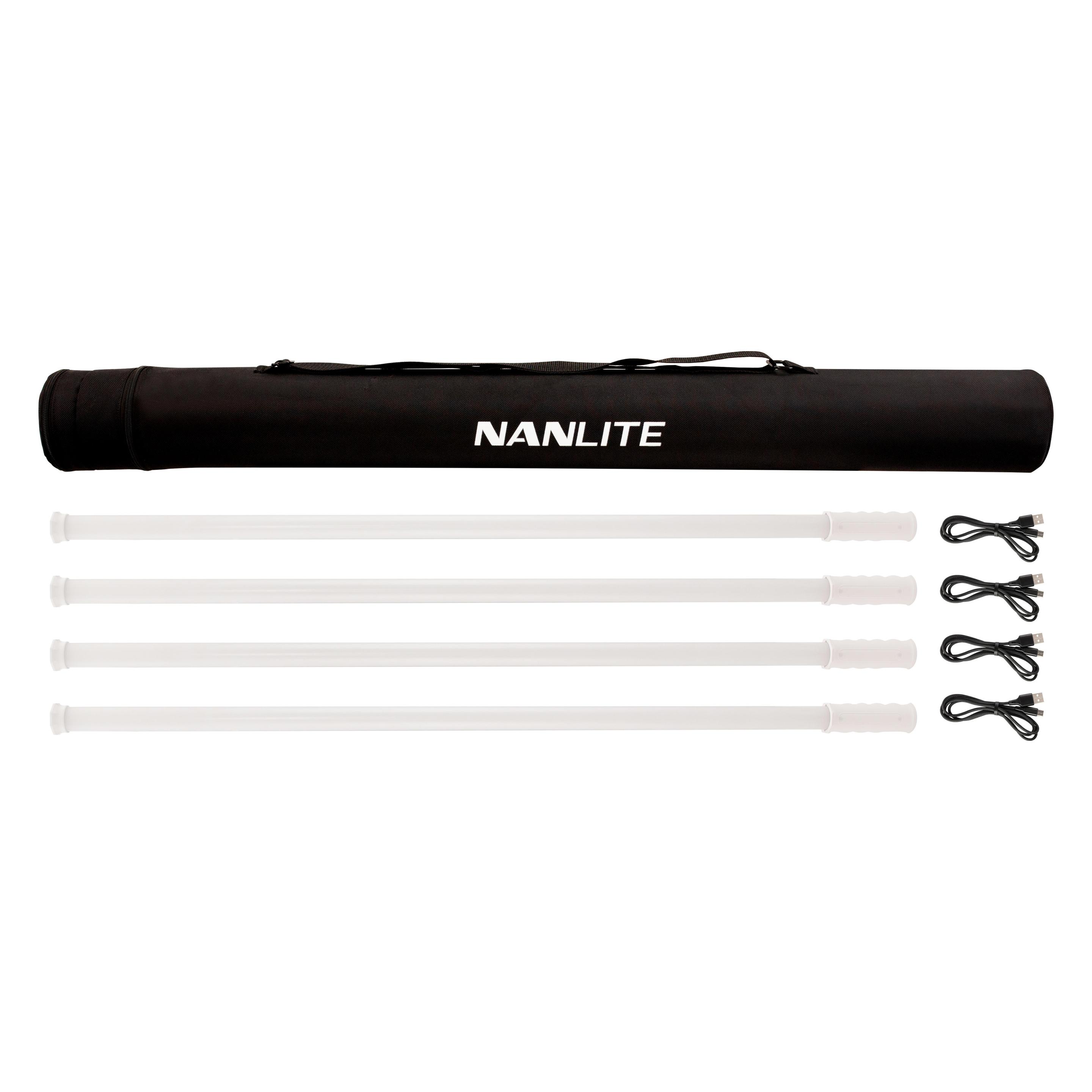 Nanlite PavoTube T8-7X 4Kit (Stableuchte, Studioleuchte, Videoleuchte) (15-2024-4KIT)