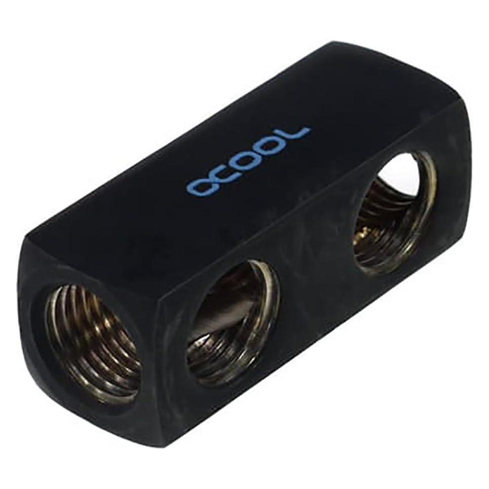Alphacool HF Anschlussterminal 5-Fach G1/4 IG Deep Black (17027)