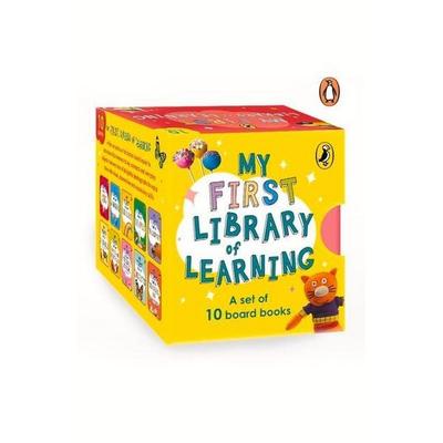 My First Library of Learning: Box Set, Complete Collection of 10 Early Learning Board Books for Super Kids, 0 to 3 Abc, Colours, Opposites, Numbers,