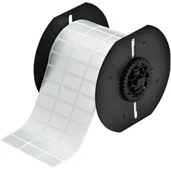 Brady, Etikettenrolle, B33-5-434, metallisierter Polyester, Silber, glänzend, 25.40 x 12.70 mm, extrem stark haften (85.09 mm)