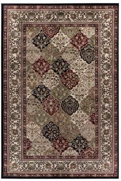 MDA Rugs Hollywood Collection Black/Multi Area Rug
