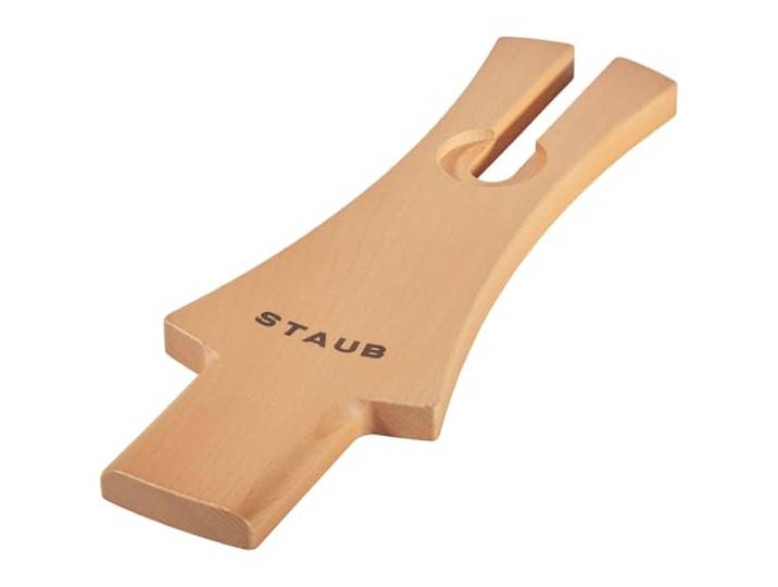 Zwilling stofkap van hout met deksel