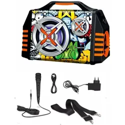 Manta SPK1005PRO Helios 2 (8 h), Bluetooth Lautsprecher, Mehrfarbig
