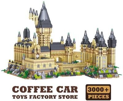 Inspired Finds Creative Magic School Diamond Building Bricks Set Medieval Castle MOC 3000pcs