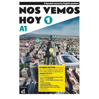 Nos vemos hoy 1 - Edicion hibrida - Edicion inglesa - Libro del estudiante. A1, Taschenbuch von Bibiana Wiener,Eva Maria Lloret Ivorra,Rosa Ribas,