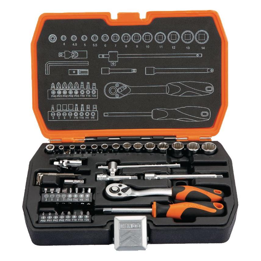 Kendo Steckschlüssel- und Bitsatz 1/4" (43369382)