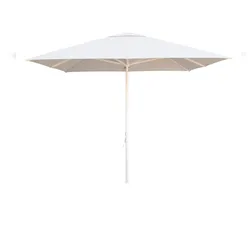 Resol garbar SARDIGNA Regenschirm Outdoor 300x300 Weiß (Schirmständer nicht enthalten)