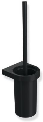 Hewi System 800 Toilettenbürstengarnitur 800.20.10260CV 105x420x120mm, Behälter Kunststoff weiß, schwarz tiefmatt