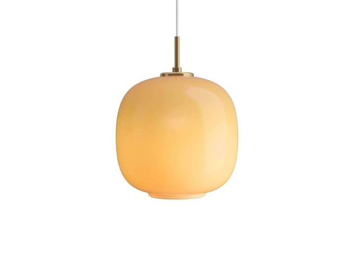 VL45 Radiohus Hängelampe, Ø 25 cm, amber - Louis Poulsen - Wohnzimmer - Glas