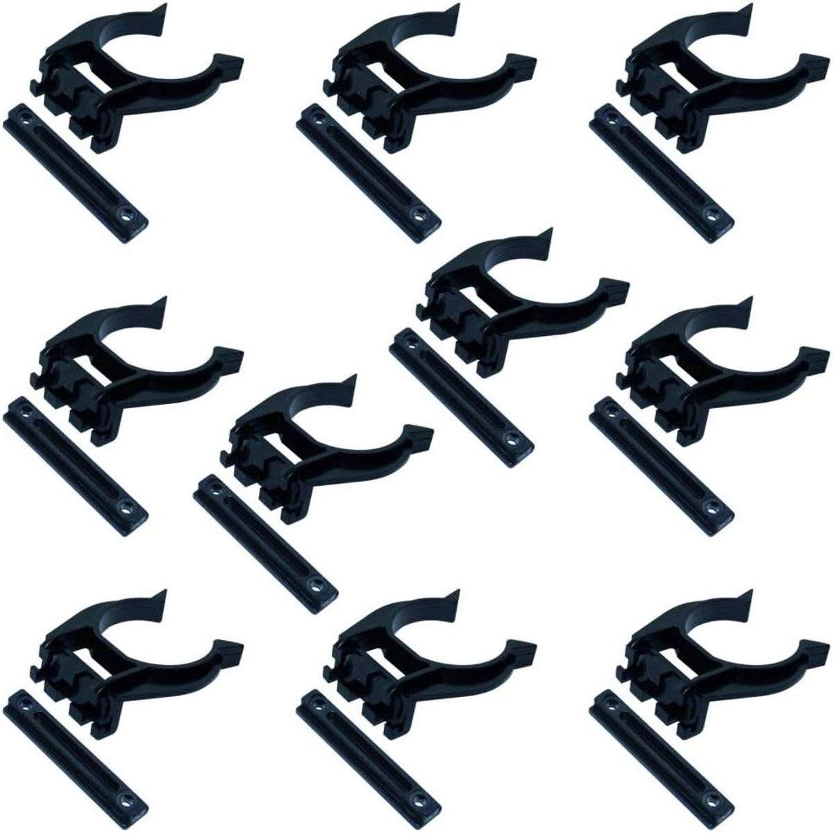 Plinten Clips Wit - Meubelclips Sokkel voor het Bevestigen van Meubels - Ø 28 mm