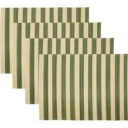 Rayas Tischsets grün 4 St.