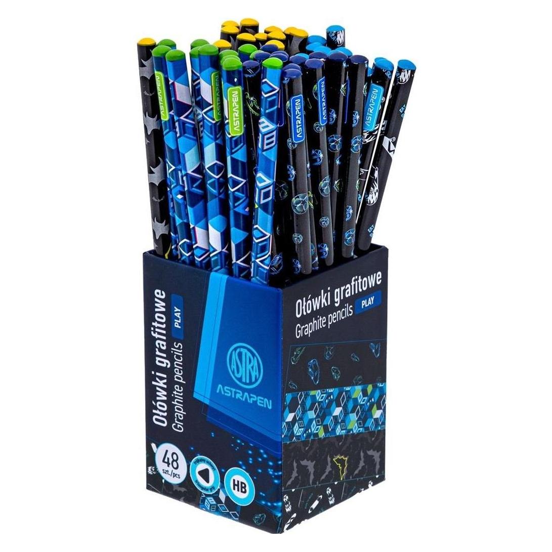Astra HB Jungen dreieckige Graphitstifte (48 Stück) (HB, 48x) (48985508)