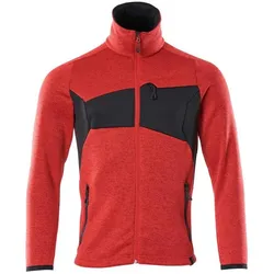 Mascot, Arbeitshose, Strickpullover mit Reissverschluss Strickjacke Grösse XL, verkehrsrot/schwarz (XL)
