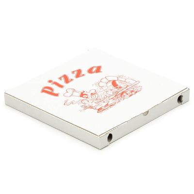 KK Verpackungen 5600 Pizzakartons 300 x 300 x 30 mm Pizzaschachteln Motiv Verpackungen weiß