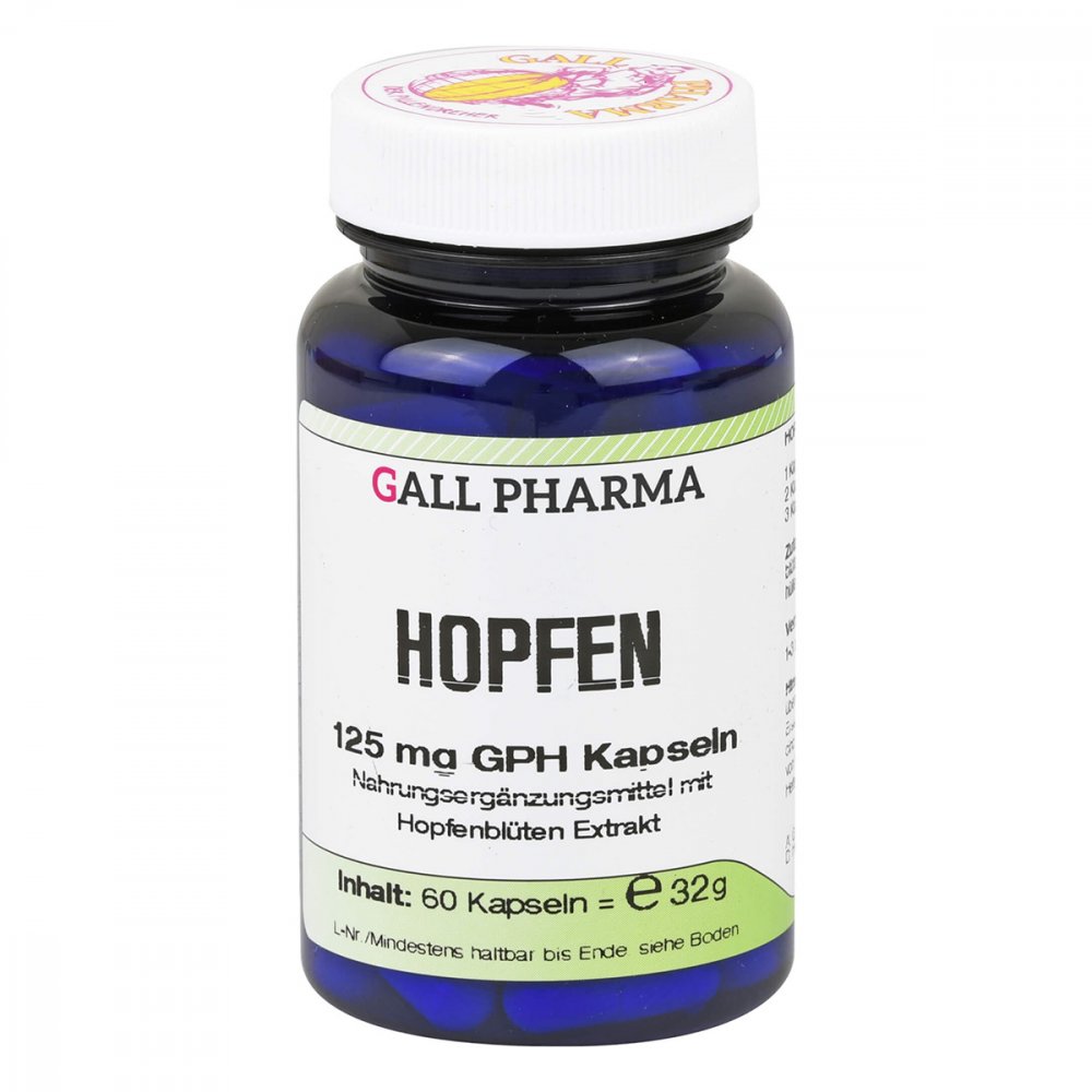 Hecht-Pharma GmbH Hopfen 125 mg Gph Kapseln 09645307