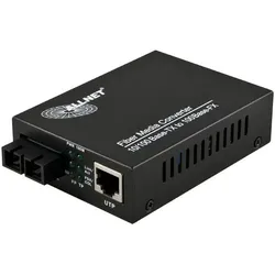 Allnet ALL-MC102-SC-MM 100Mbit/s Multi-Modus Schwarz Netzwerk Medienkonverter, Data Converter