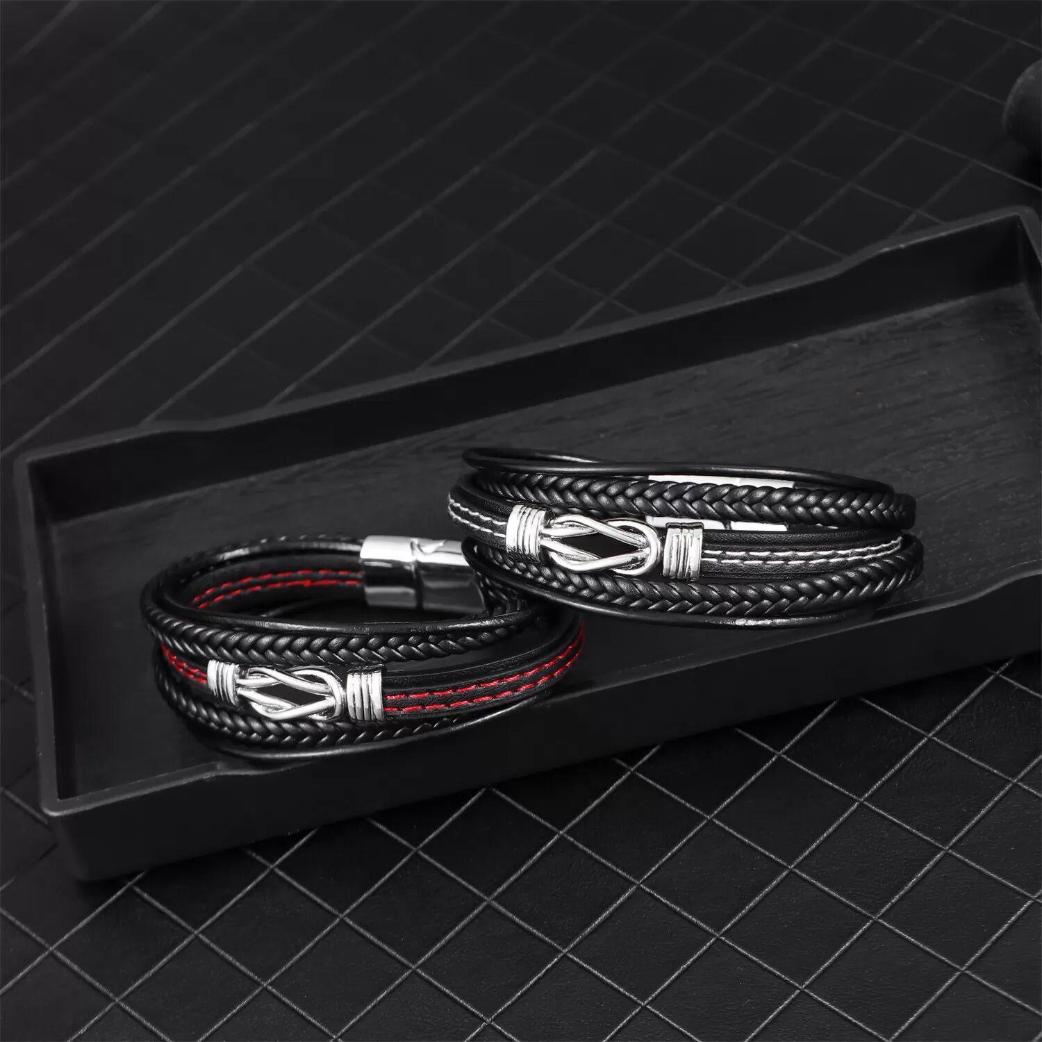 INF Geflochtenes Lederarmband