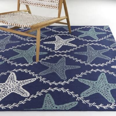 Balta Rugs Endre Nautical Starfish Indoor/Outdoor Area Rug